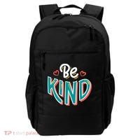 Be Kind Retro Kindness Quote Backpack thumb 0
