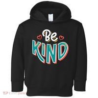 Be Kind Retro Kindness Quote Toddler Hoodie thumb 0