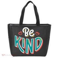 Be Kind Retro Kindness Quote Tote Bag thumb 0
