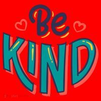 Be Kind Retro Kindness Quote Santa Hat thumb 1