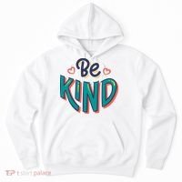 Be Kind Retro Kindness Quote Hoodie thumb 0
