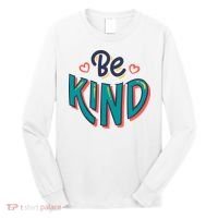 Be Kind Retro Kindness Quote Long Sleeve Shirt thumb 0