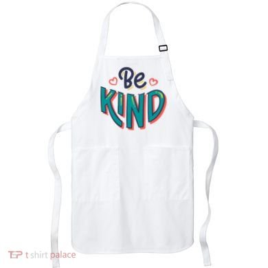 Be Kind Retro Kindness Quote Apron