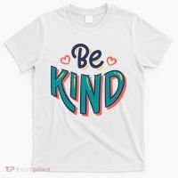 Be Kind Retro Kindness Quote T-Shirt thumb 0