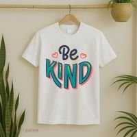 Be Kind Retro Kindness Quote T-Shirt thumb 2