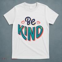 Be Kind Retro Kindness Quote T-Shirt thumb 5