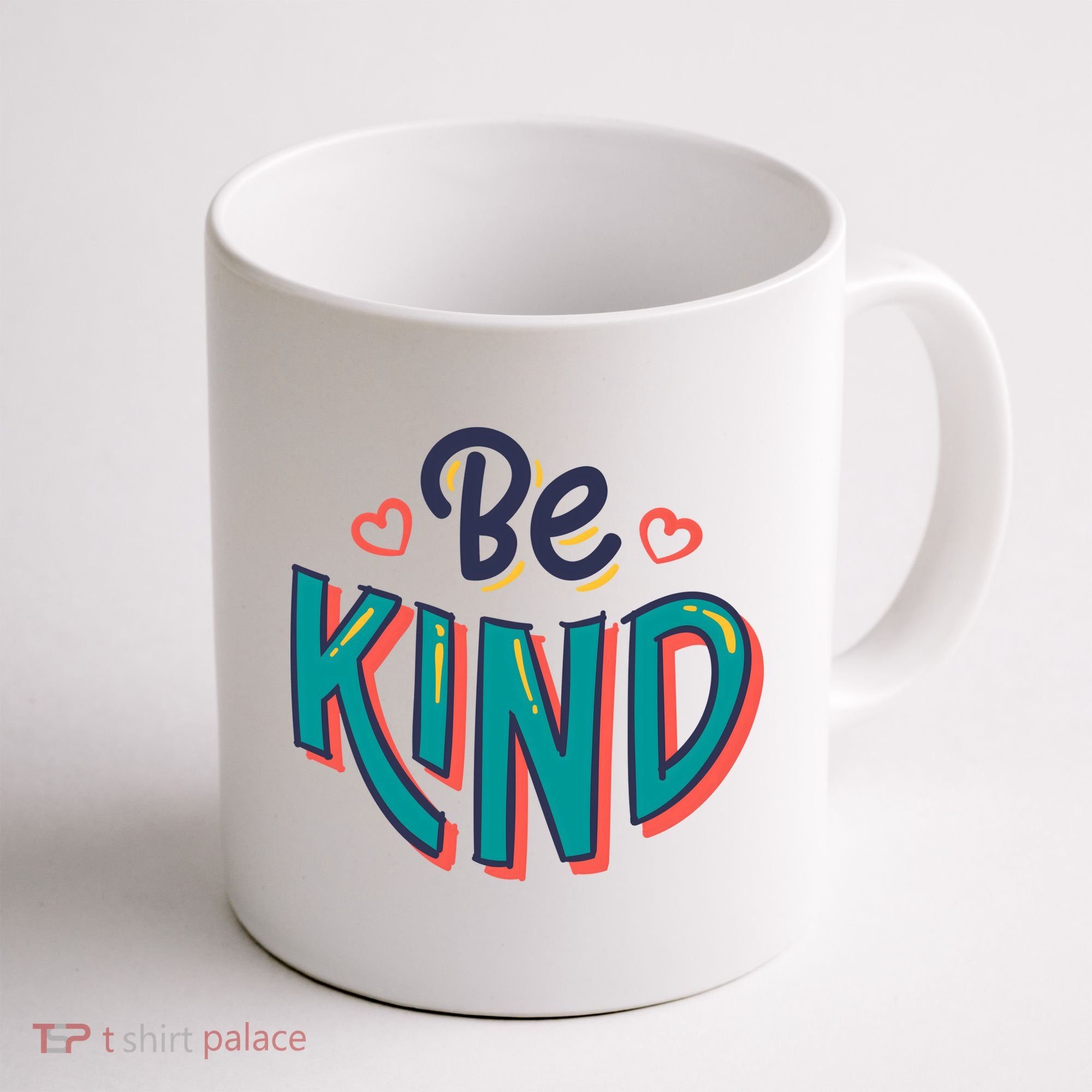 Be Kind Retro Kindness Quote Coffee Mug