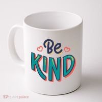 Be Kind Retro Kindness Quote Coffee Mug thumb 0
