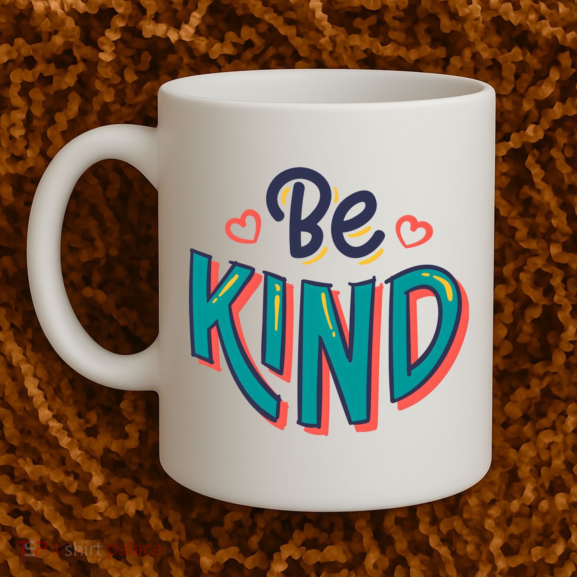 Be Kind Retro Kindness Quote Coffee Mug
