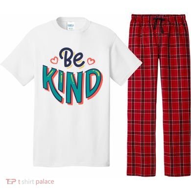 Be Kind Retro Kindness Quote Pajama Set