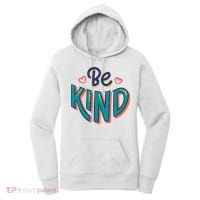 Be Kind Retro Kindness Quote Women's Hoodie thumb 0