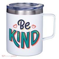 Be Kind Retro Kindness Quote 12oz Stainless Steel Coffee Mug thumb 0