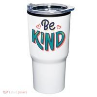 Be Kind Retro Kindness Quote Tumbler thumb 0