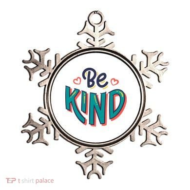 Be Kind Retro Kindness Quote Ornament