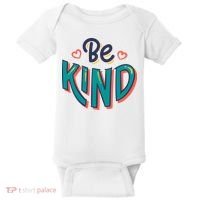 Be Kind Retro Kindness Quote Baby Bodysuit thumb 0