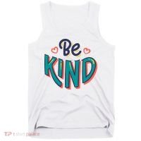 Be Kind Retro Kindness Quote Tank Top thumb 0