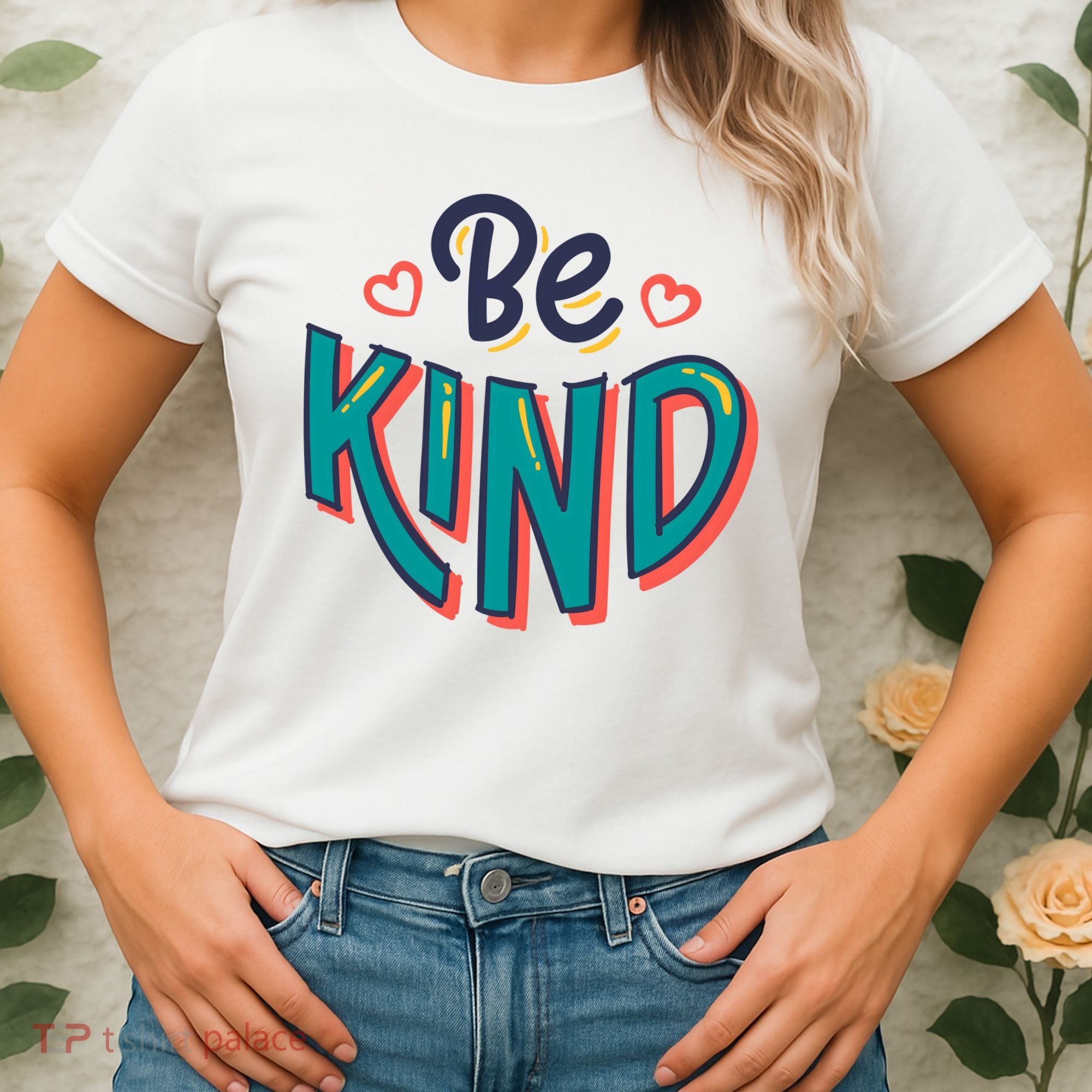 Be Kind Retro Kindness Quote Women's T-Shirt