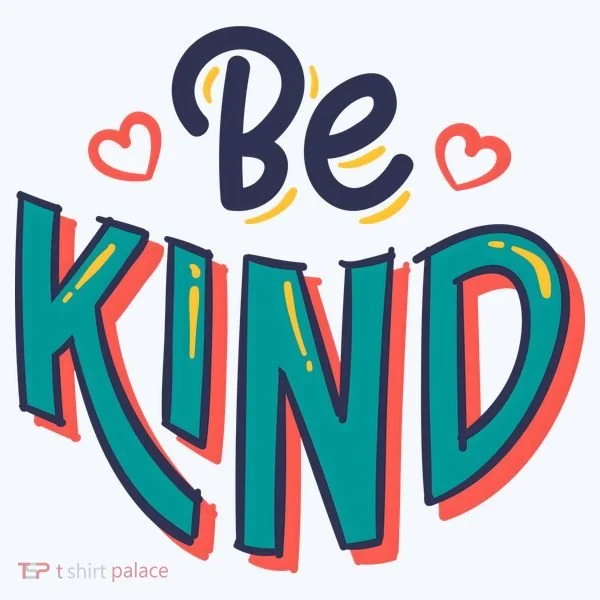 Be Kind Retro Kindness Quote Women's T-Shirt