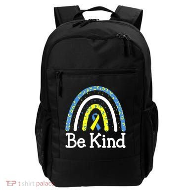 Be Kind Rainbow World Down Syndrome Awareness Day Backpack