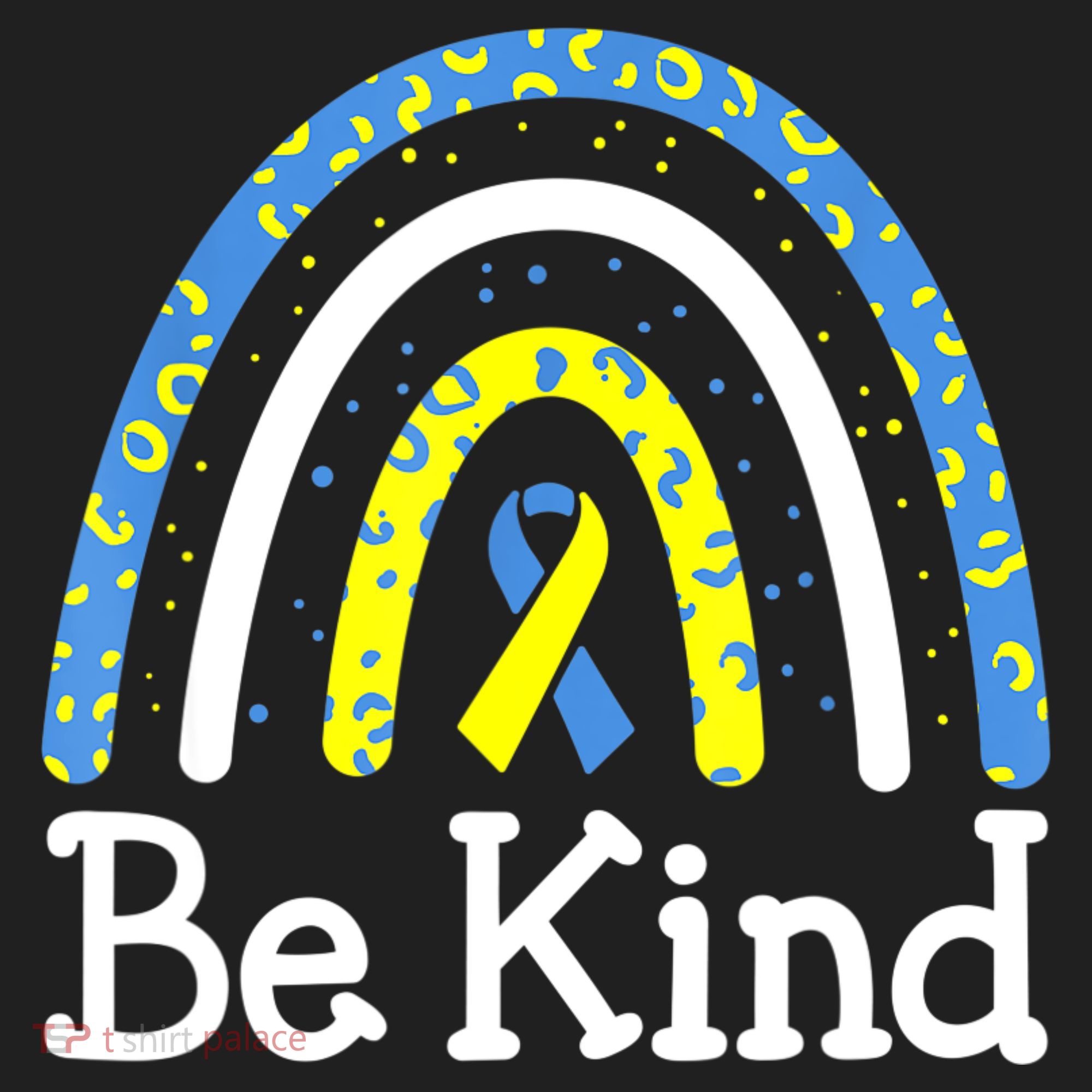 Be Kind Rainbow World Down Syndrome Awareness Day Beanie