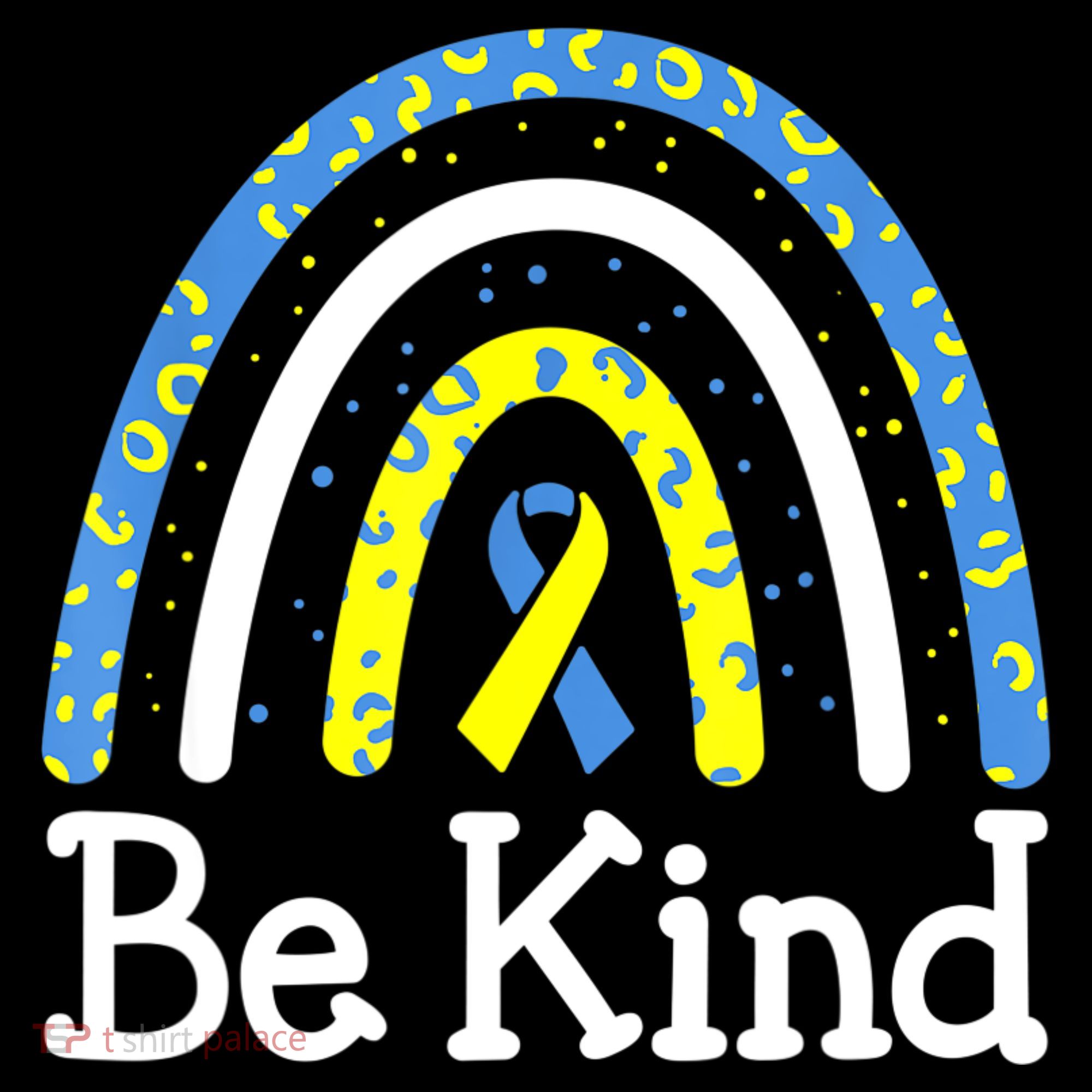 Be Kind Rainbow World Down Syndrome Awareness Day Women's Hoodie