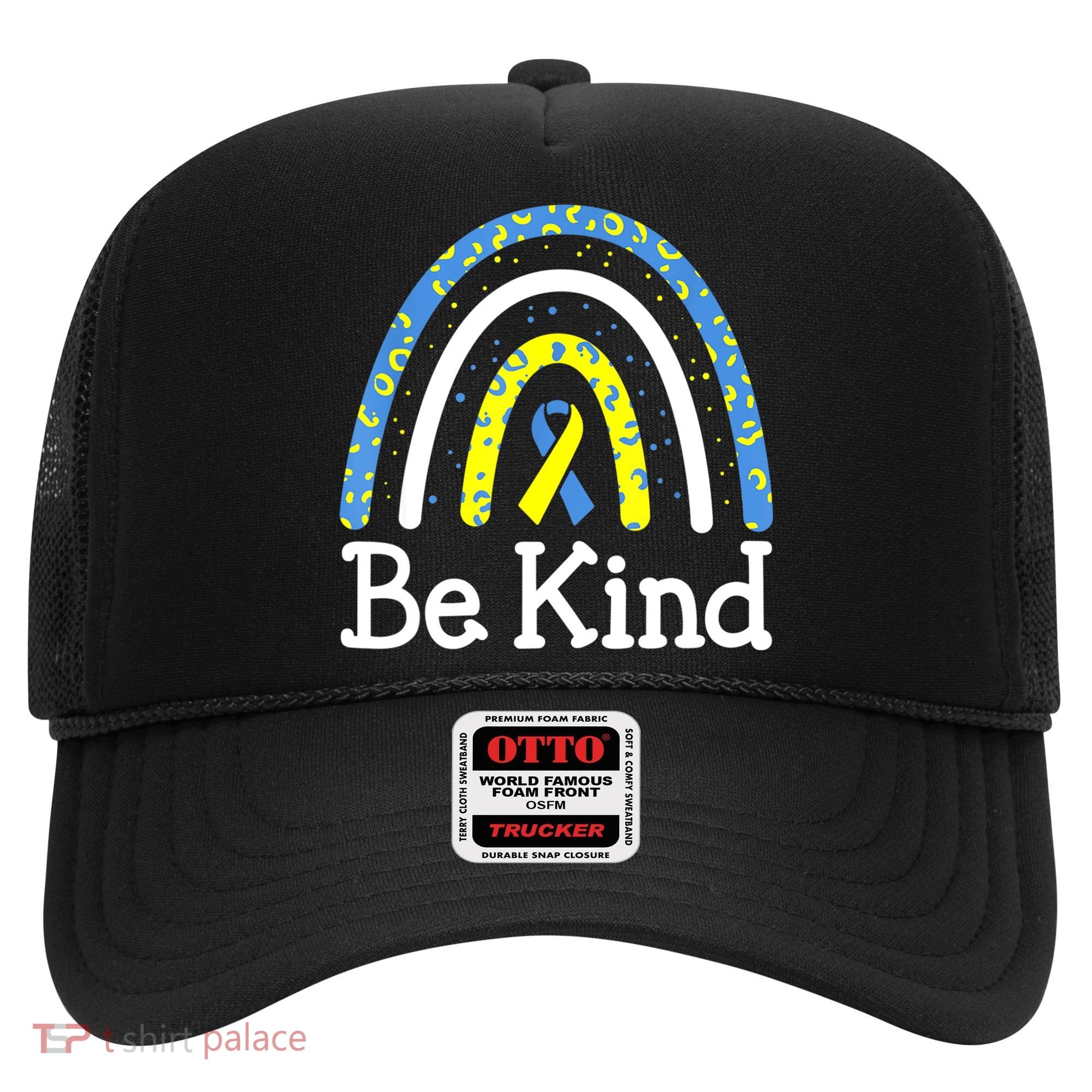 Be Kind Rainbow World Down Syndrome Awareness Day Hat