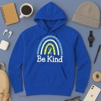 Be Kind Rainbow World Down Syndrome Awareness Day Hoodie thumb 3