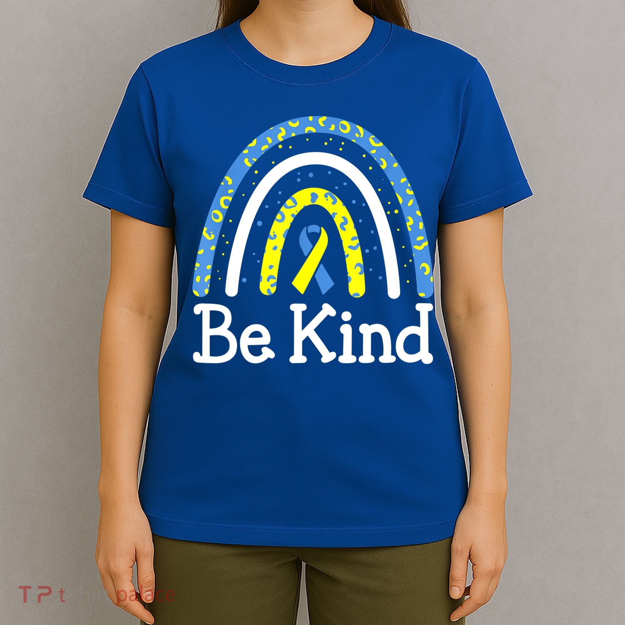 Be Kind Rainbow World Down Syndrome Awareness Day T-Shirt