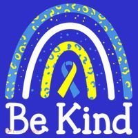 Be Kind Rainbow World Down Syndrome Awareness Day Coaster thumb 2