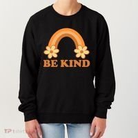 Be Kind Rainbow Retro Sunflower Women's Sweatshirt thumb 0