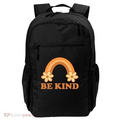 Be Kind Rainbow Retro Sunflower Backpack