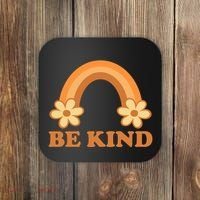 Be Kind Rainbow Retro Sunflower Coaster thumb 0