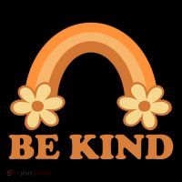 Be Kind Rainbow Retro Sunflower Coaster thumb 2