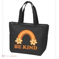 Be Kind Rainbow Retro Sunflower Tote Bag thumb 3