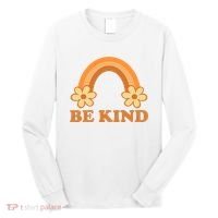 Be Kind Rainbow Retro Sunflower Long Sleeve Shirt thumb 0