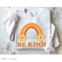 Be Kind Rainbow Retro Sunflower Sweatshirt thumb 2