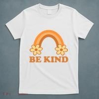 Be Kind Rainbow Retro Sunflower T-Shirt thumb 5