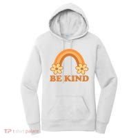 Be Kind Rainbow Retro Sunflower Women's Hoodie thumb 0