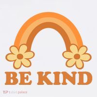 Be Kind Rainbow Retro Sunflower Women's Hoodie thumb 2