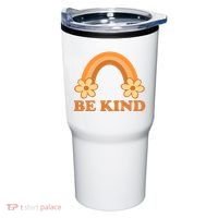 Be Kind Rainbow Retro Sunflower Tumbler thumb 0