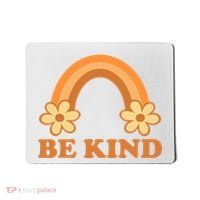 Be Kind Rainbow Retro Sunflower Mousepad thumb 0