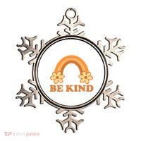 Be Kind Rainbow Retro Sunflower Ornament thumb 0
