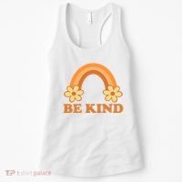 Be Kind Rainbow Retro Sunflower Women's Tank Top thumb 0