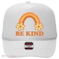 Be Kind Rainbow Retro Sunflower Hat thumb 0