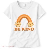 Be Kind Rainbow Retro Sunflower Women's T-Shirt thumb 0