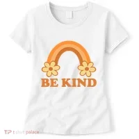 Be Kind Rainbow Retro Sunflower Women's T-Shirt thumb 0