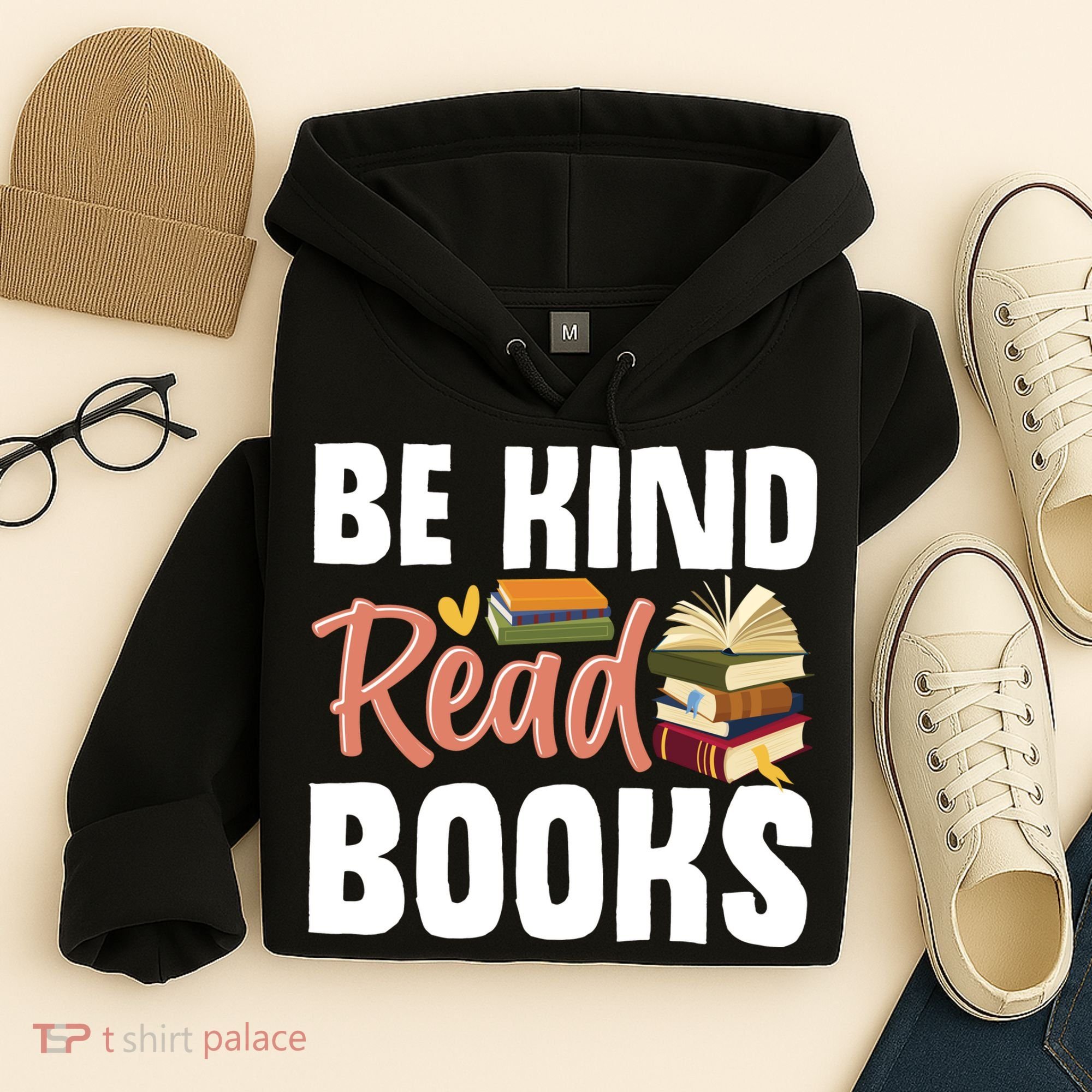 Be Kind Read Books Hoodie