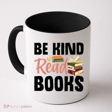 Be Kind Read Books Coffee Mug