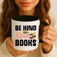 Be Kind Read Books Coffee Mug thumb 3