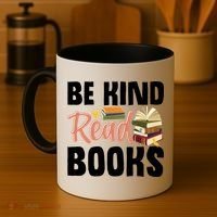 Be Kind Read Books Coffee Mug thumb 4